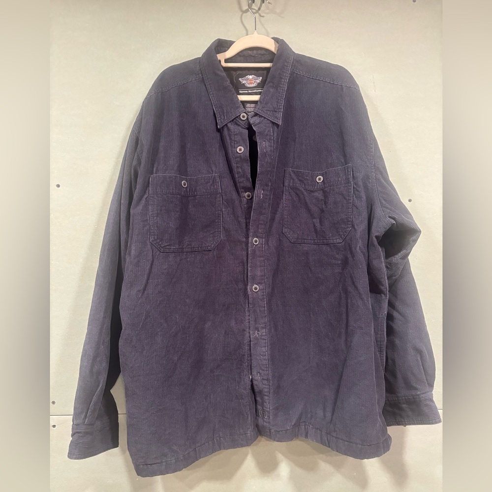 Harley-Davidson Dark Blue Shirt Jacket